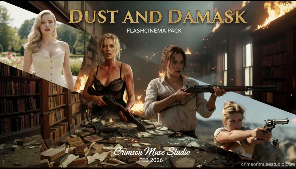 Dust and Damask complete poster