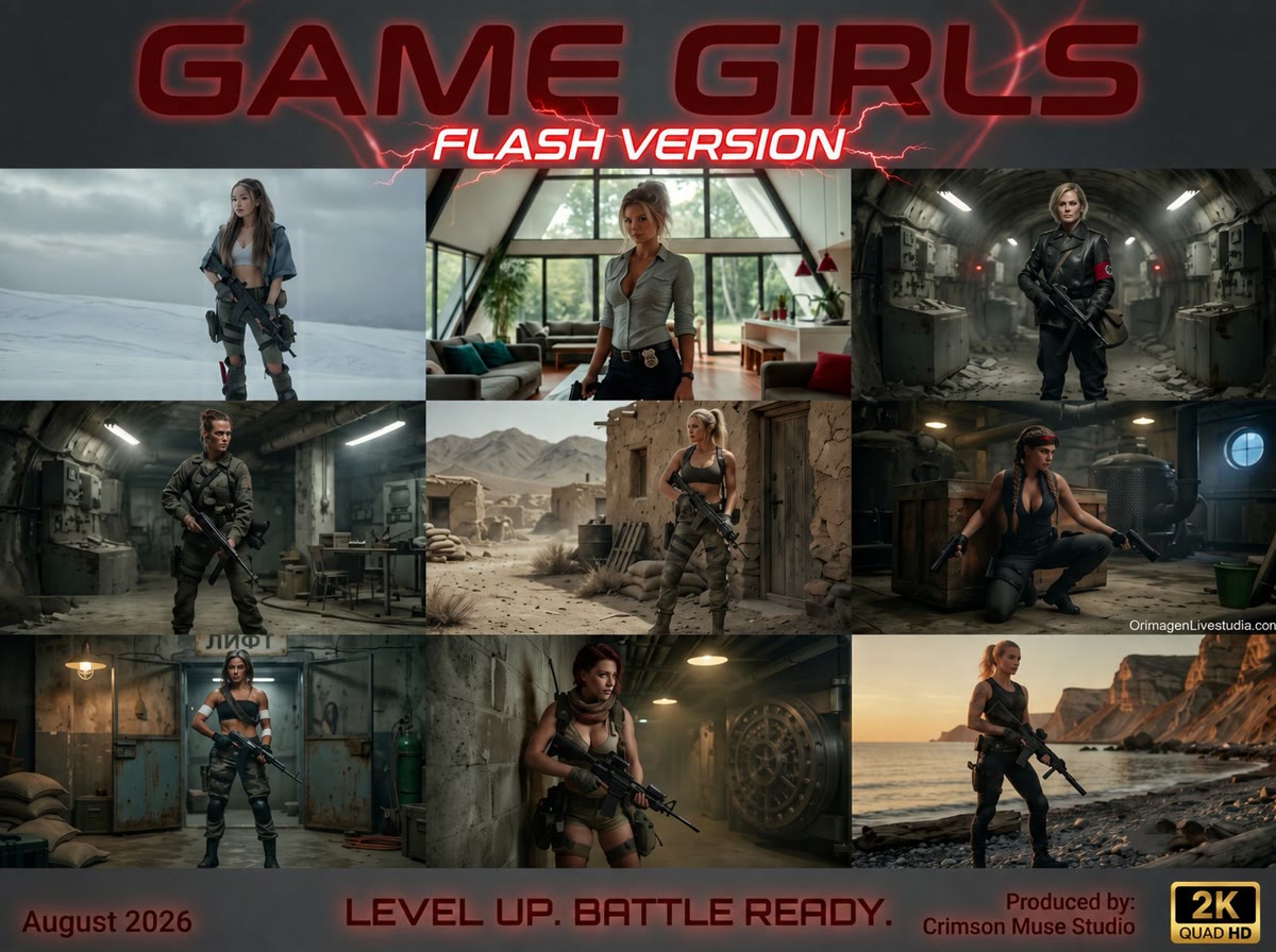 Game Girls Flash Version complete poster