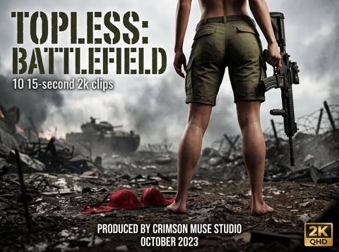 Topless Battlefield poster